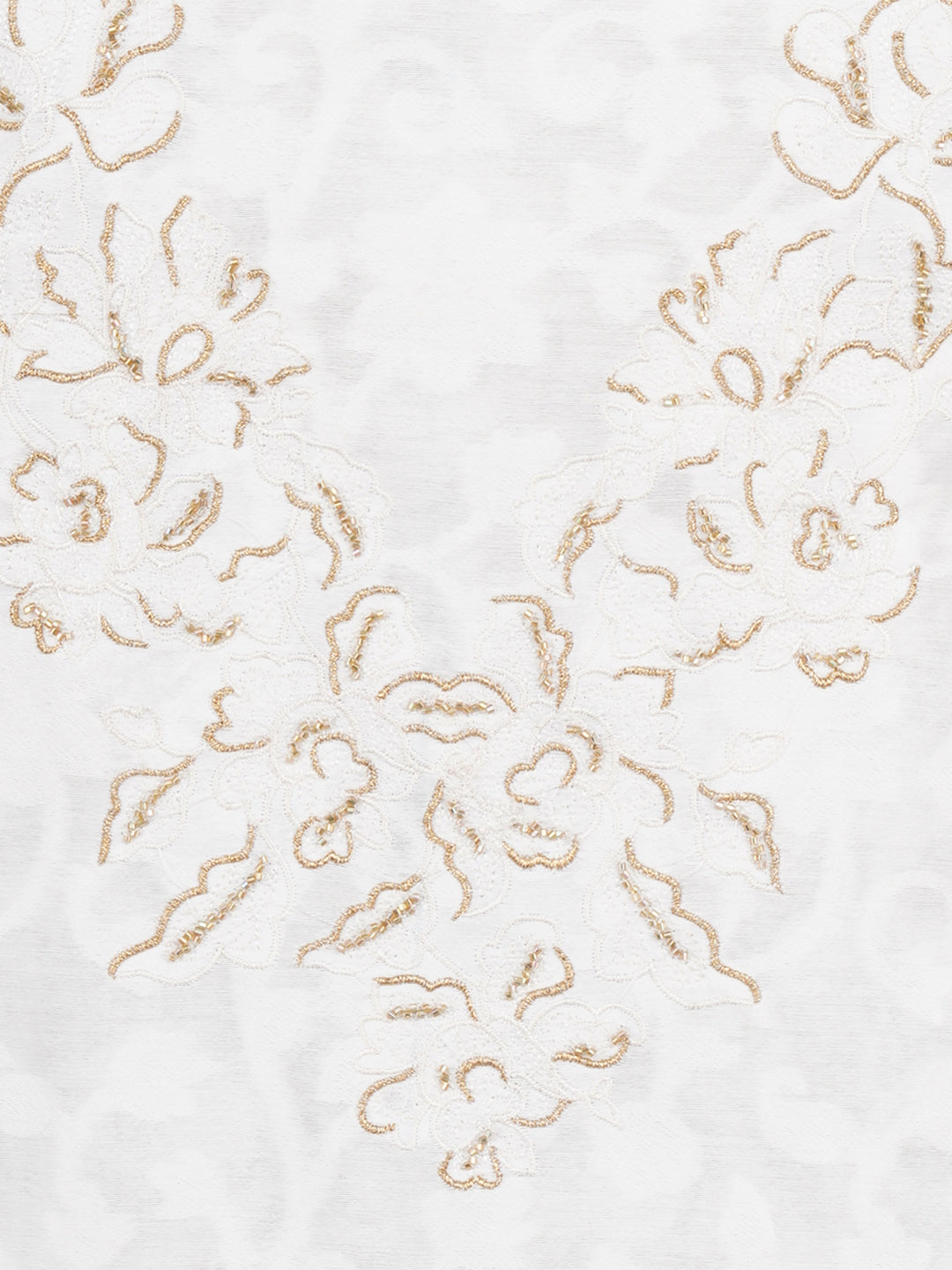 Kashida:Moses Floral Jacquard Unstitched Suit Set
