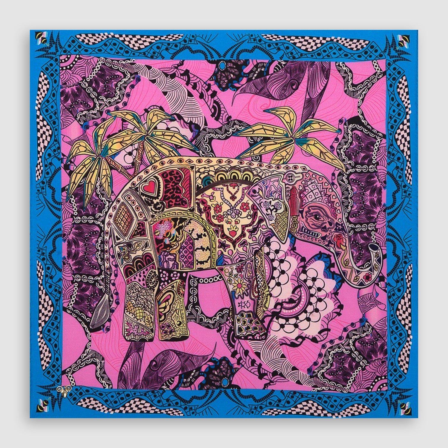 Tuskers Silk Square Scarf