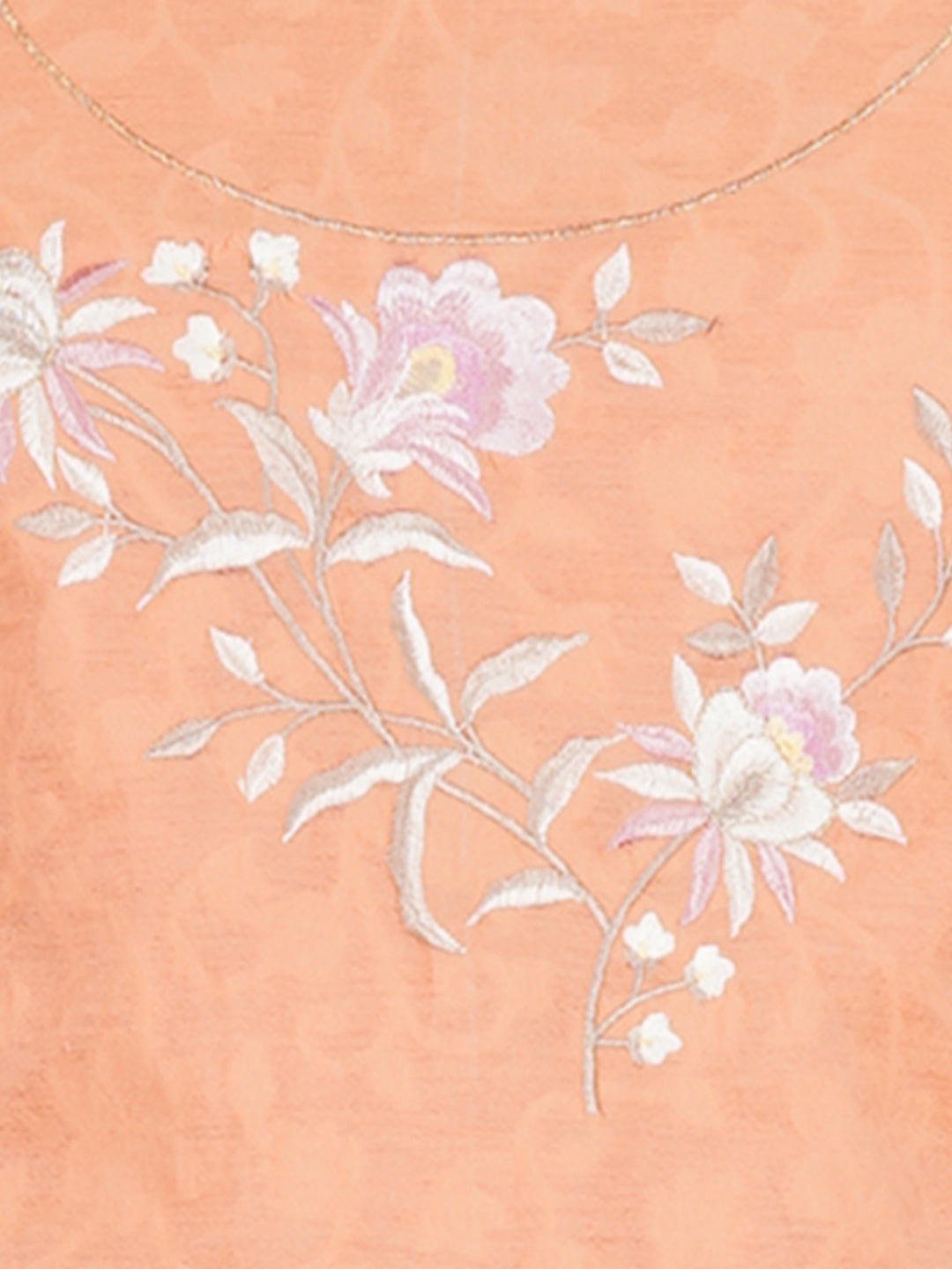 Akaar:Valentino Embroidered Floral Unstitched Suit Set