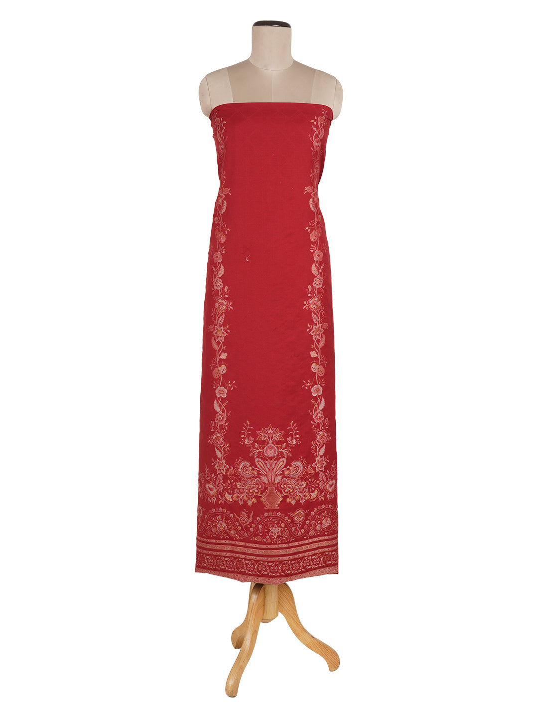Vani:Liberty Floral Jacquard Unstitched Suit Set