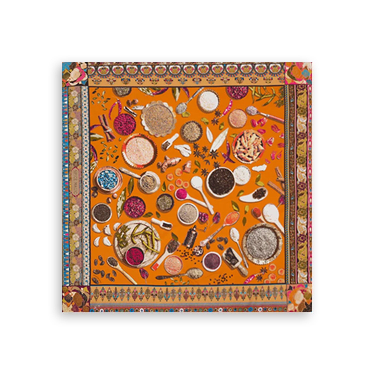 Spice Magic Silk Pocket Square