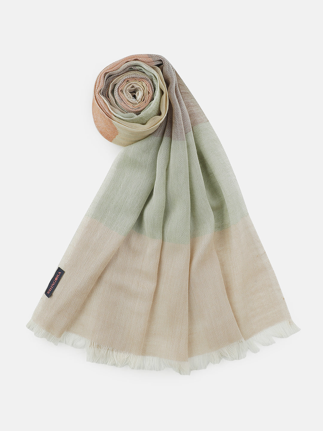 Urban Muse-Contemporary Weave Design Woolen Dobby Stole