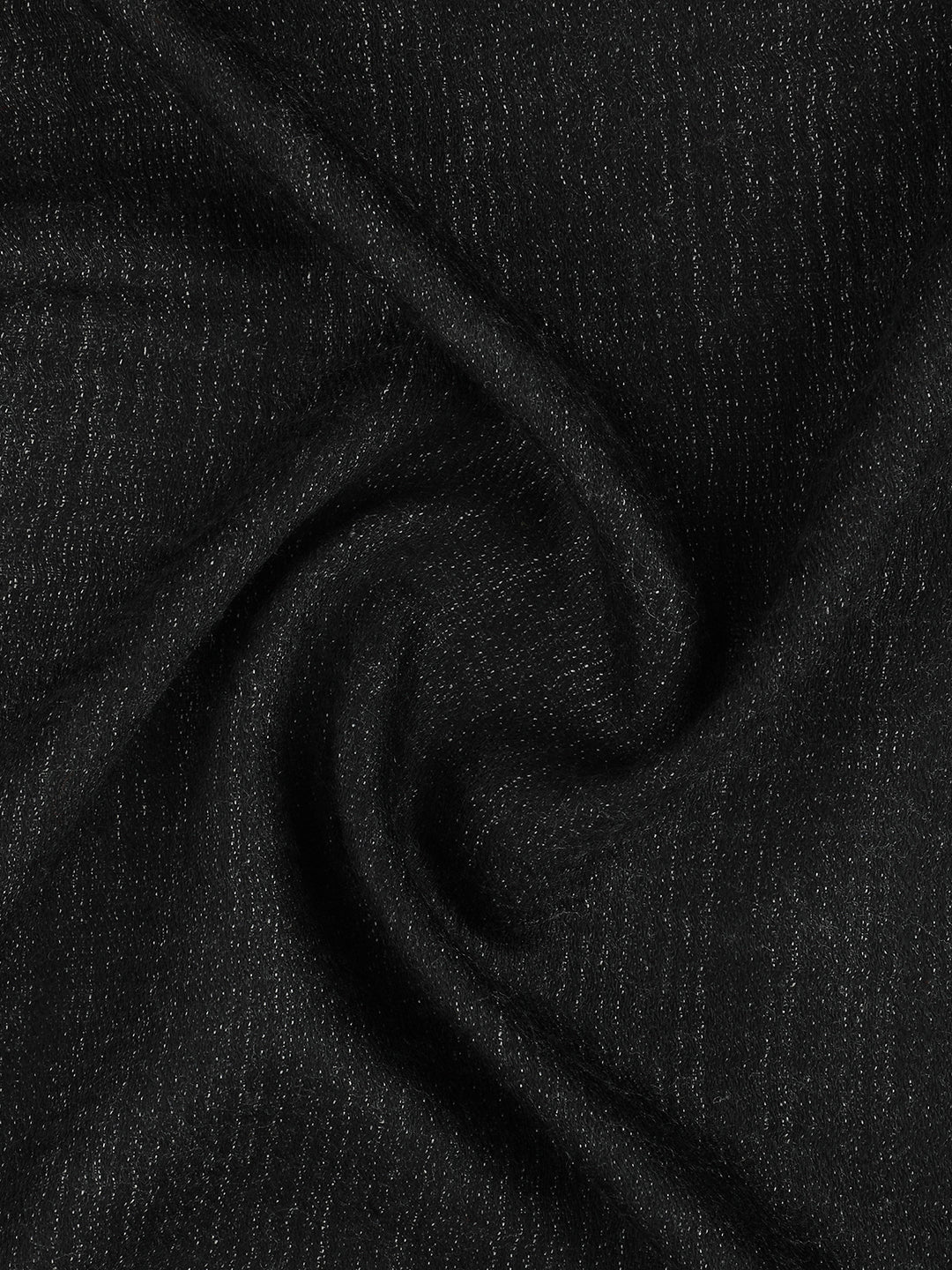 Night Gild-Metallic Border Stripes Woolen Dobby Stole