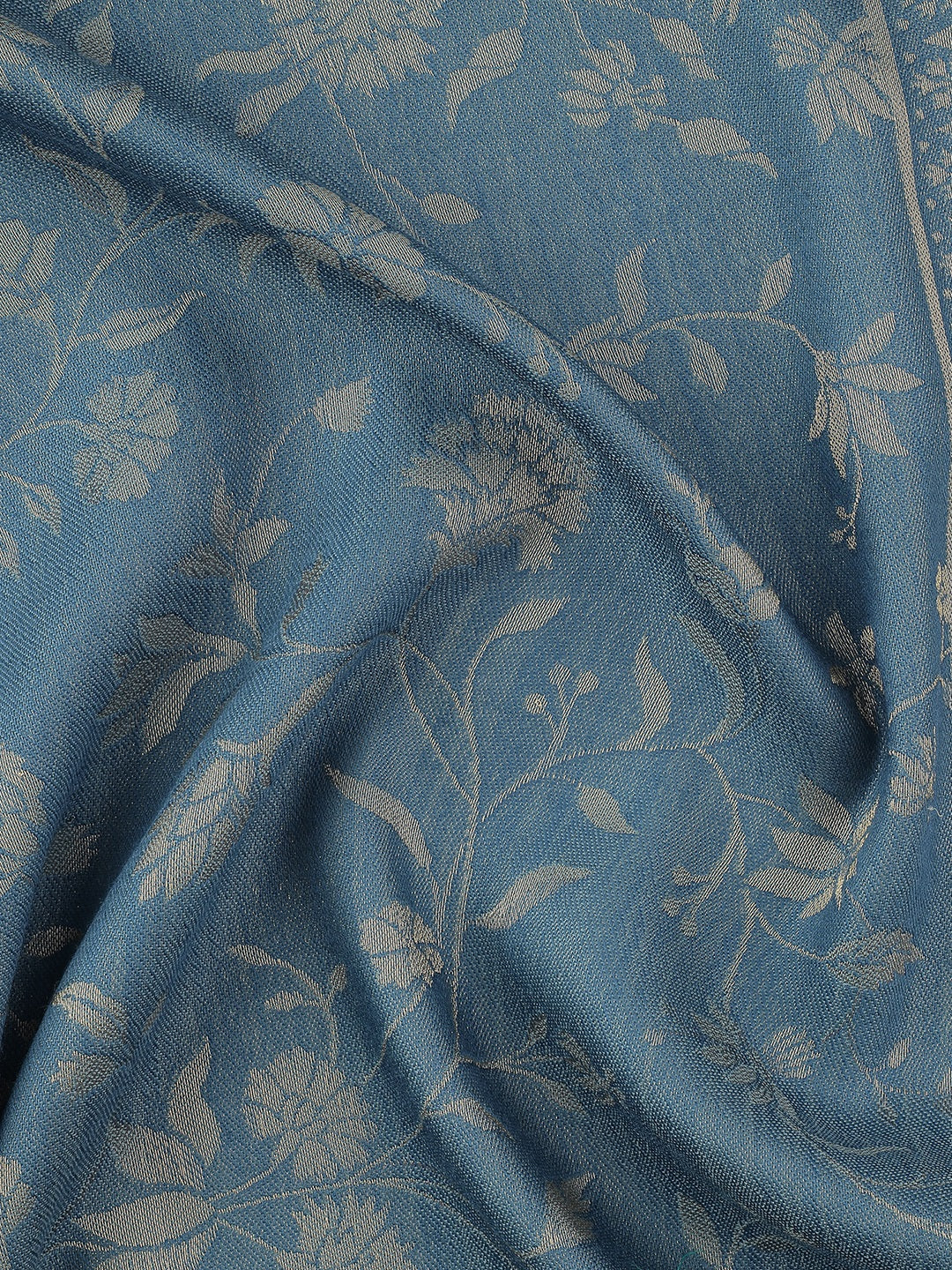 Courtly Charms-Mughal & Persian Brocade Woolen Jacquard Stole