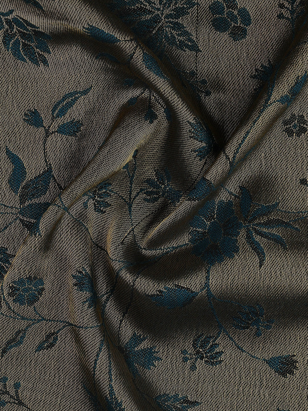 Courtly Charms-Mughal & Persian Brocade Woolen Jacquard Stole