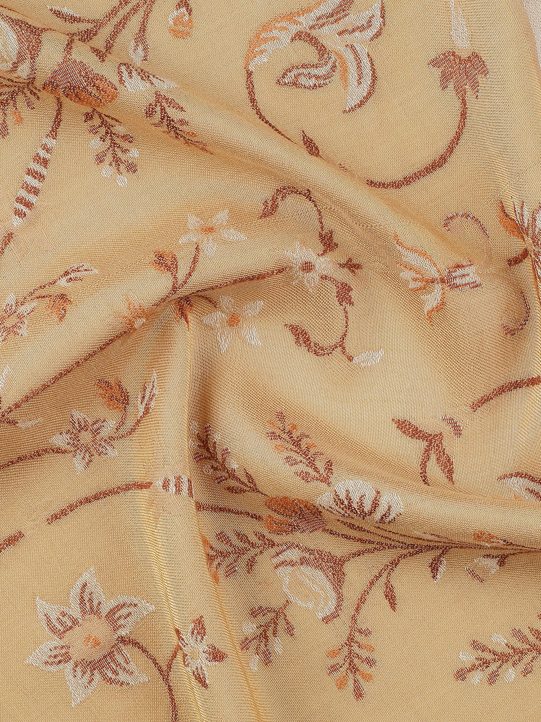 Ornate Loom-Indo-Persian Brocade Woolen Jacquard Stole