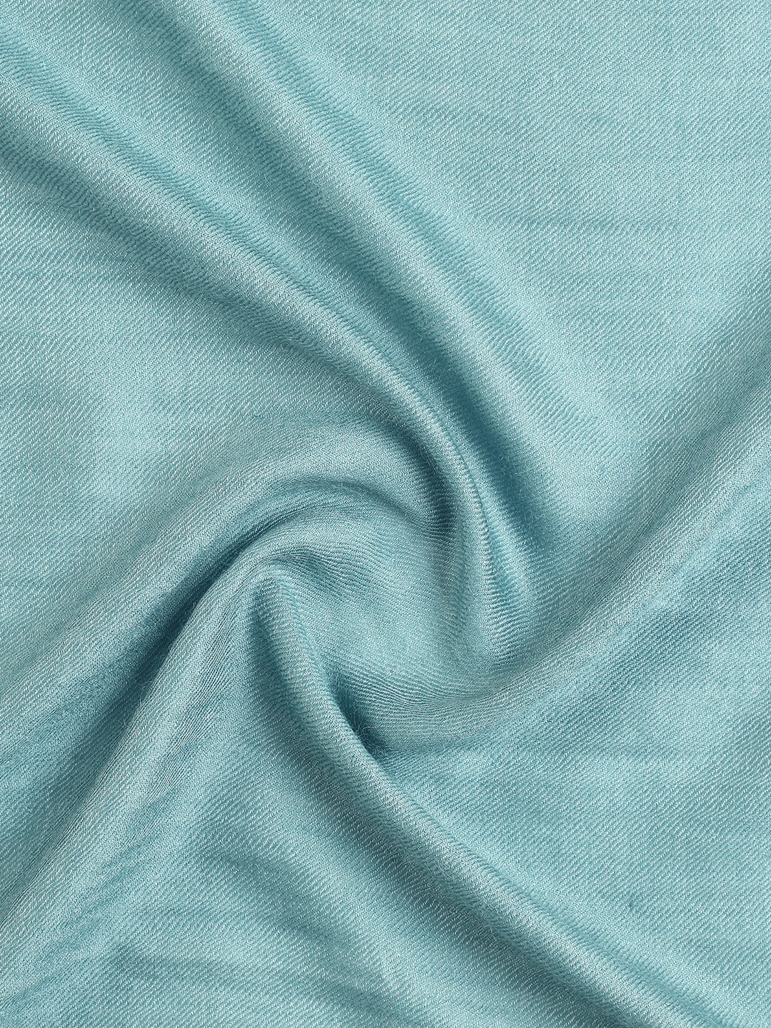 Prestige Sky Blue Wool Solid Woven Stole