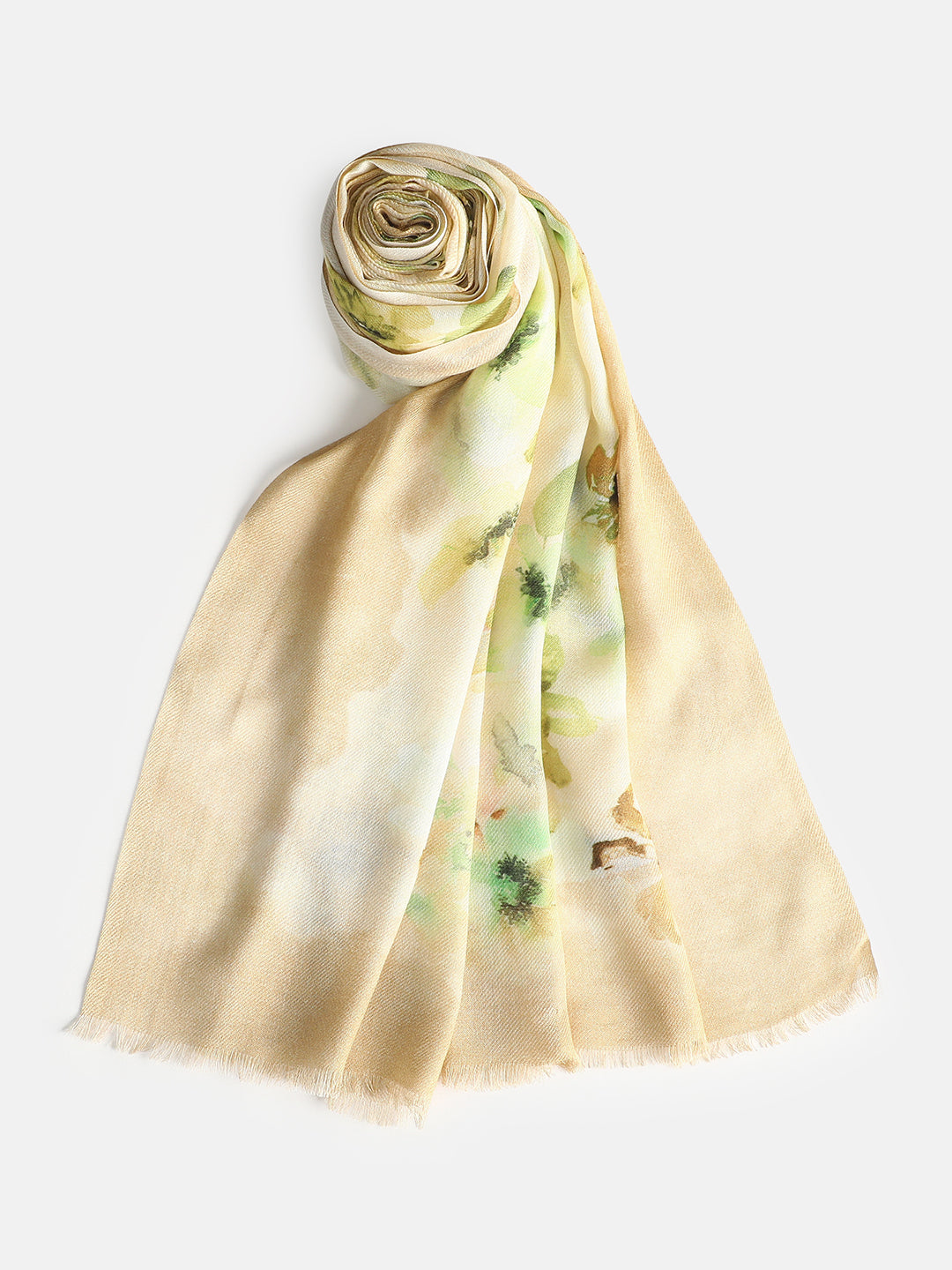 Pankhuri Women Floral Modal Silk Printed Stole