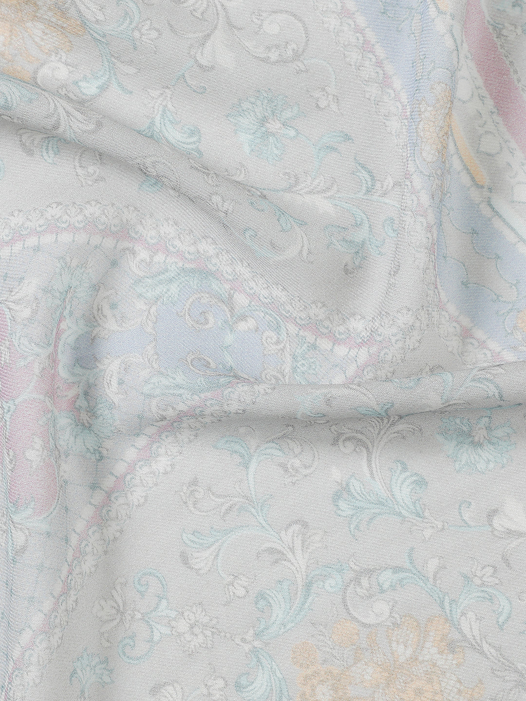 Celestial Charm Wool Lurex Printed Stole