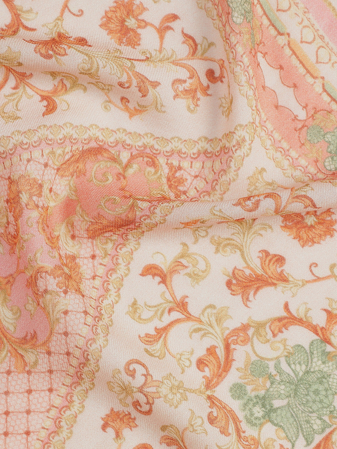 Celestial Charm Wool Lurex Printed Stole