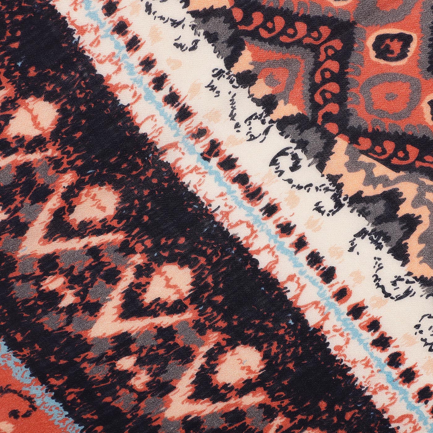 Riva Wool Blend Maroon Printed Stole