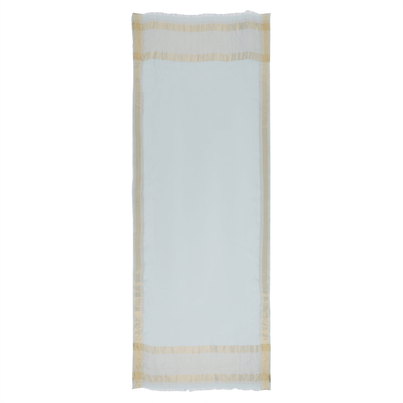 Sky Blue Dobby Woven Zari Dupatta