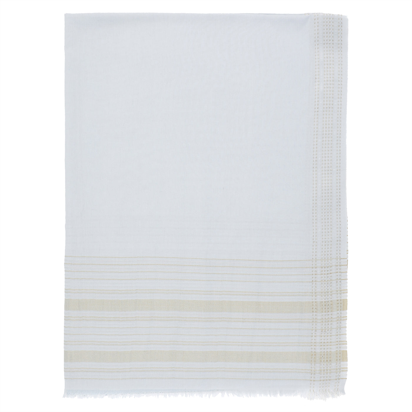 Sky Blue Cotton Tencel Dobby Dupatta