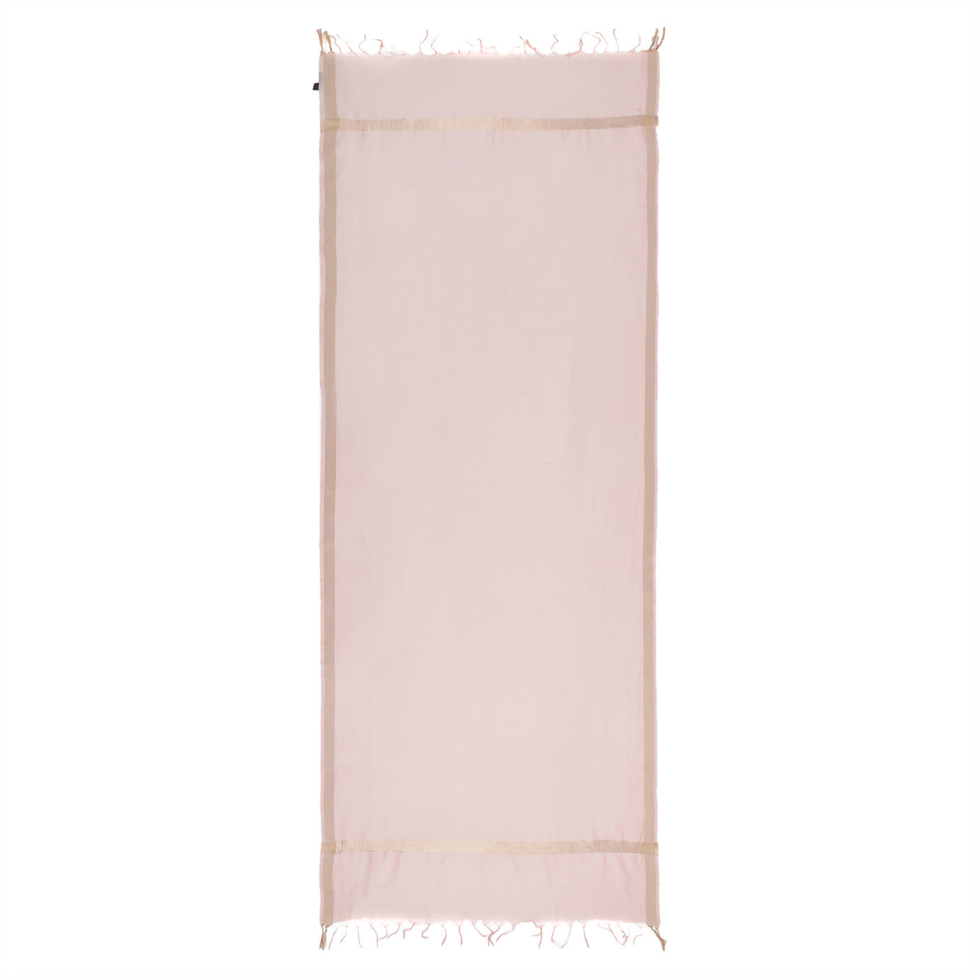 Peach Cotton Silk Dobby Dupatta