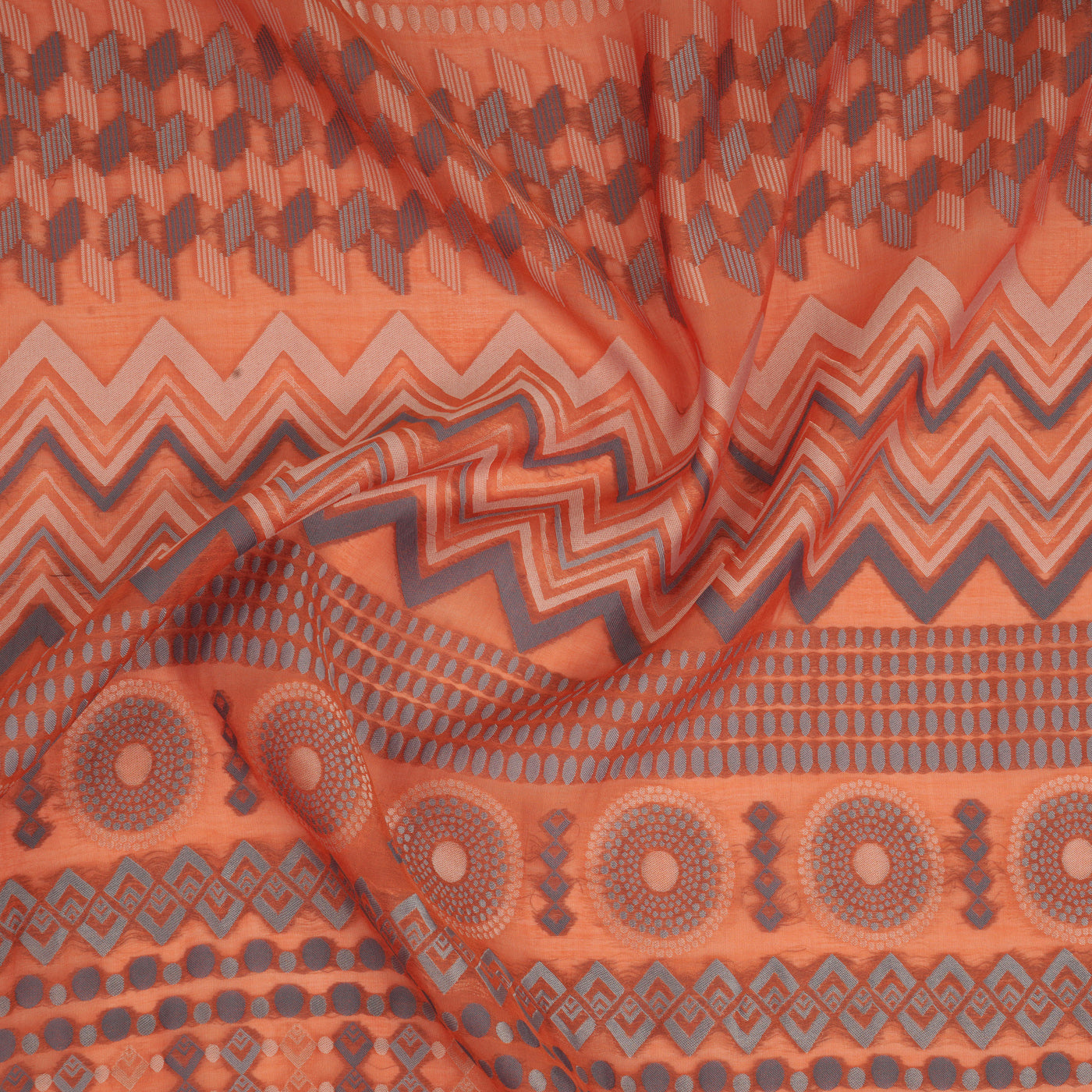 Tishnagi: The Geo Building Blocks Jacquard Dupatta