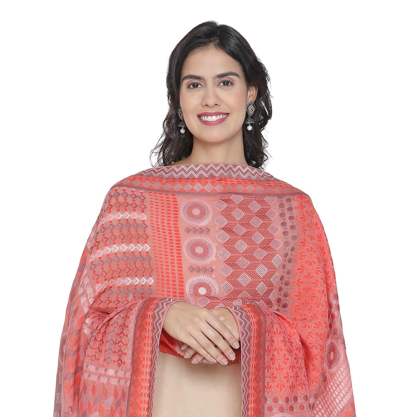 Tishnagi: The Geo Building Blocks Jacquard Dupatta