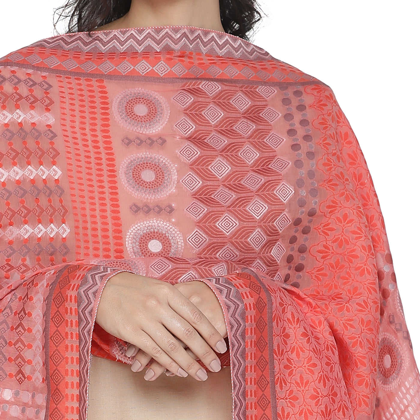 Tishnagi: The Geo Building Blocks Jacquard Dupatta