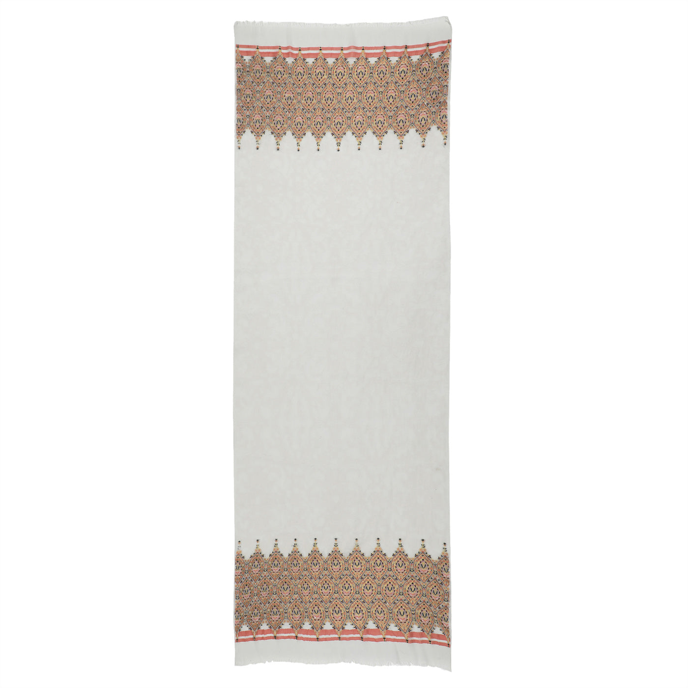Off White Jacquard Bamberg/Tencel Dupatta