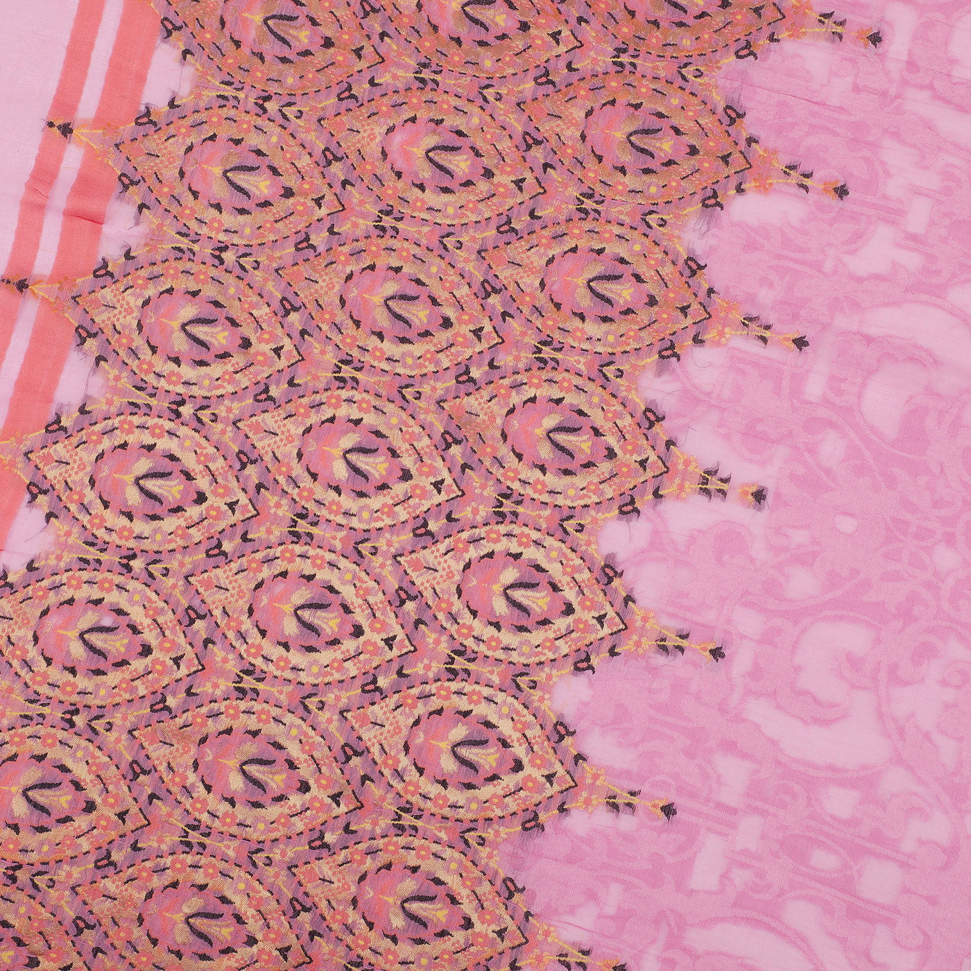 Mauve Jacquard Bamberg/Tencel Dupatta
