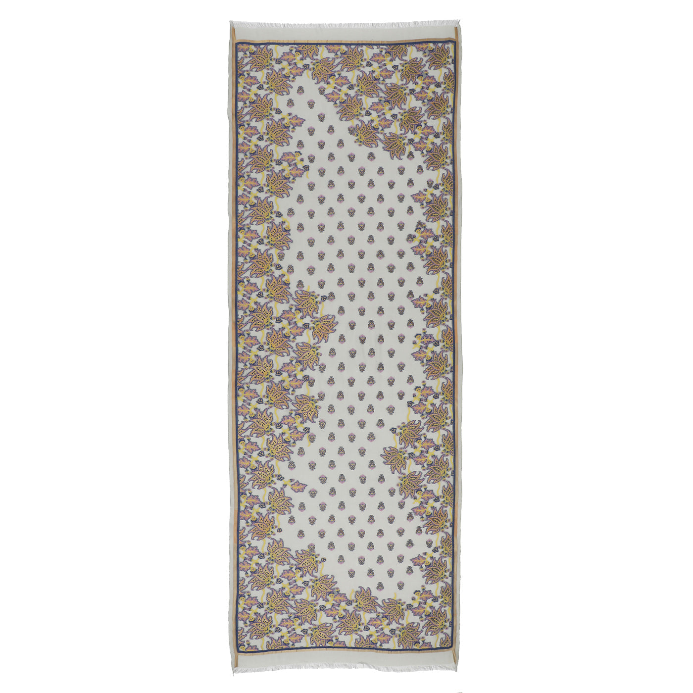 Grey Jacquard Blend Dupatta