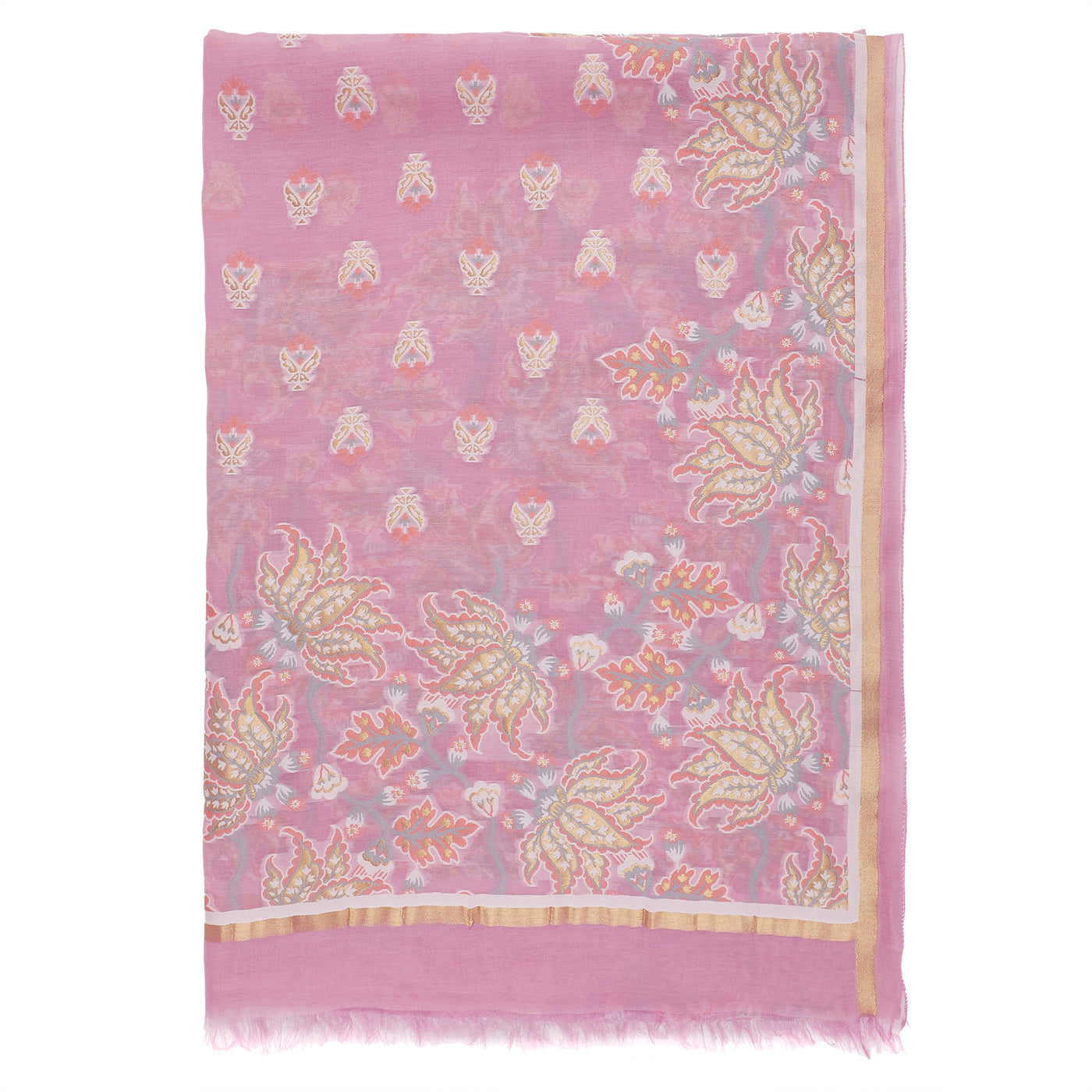 Mauve Jacquard Blend Dupatta