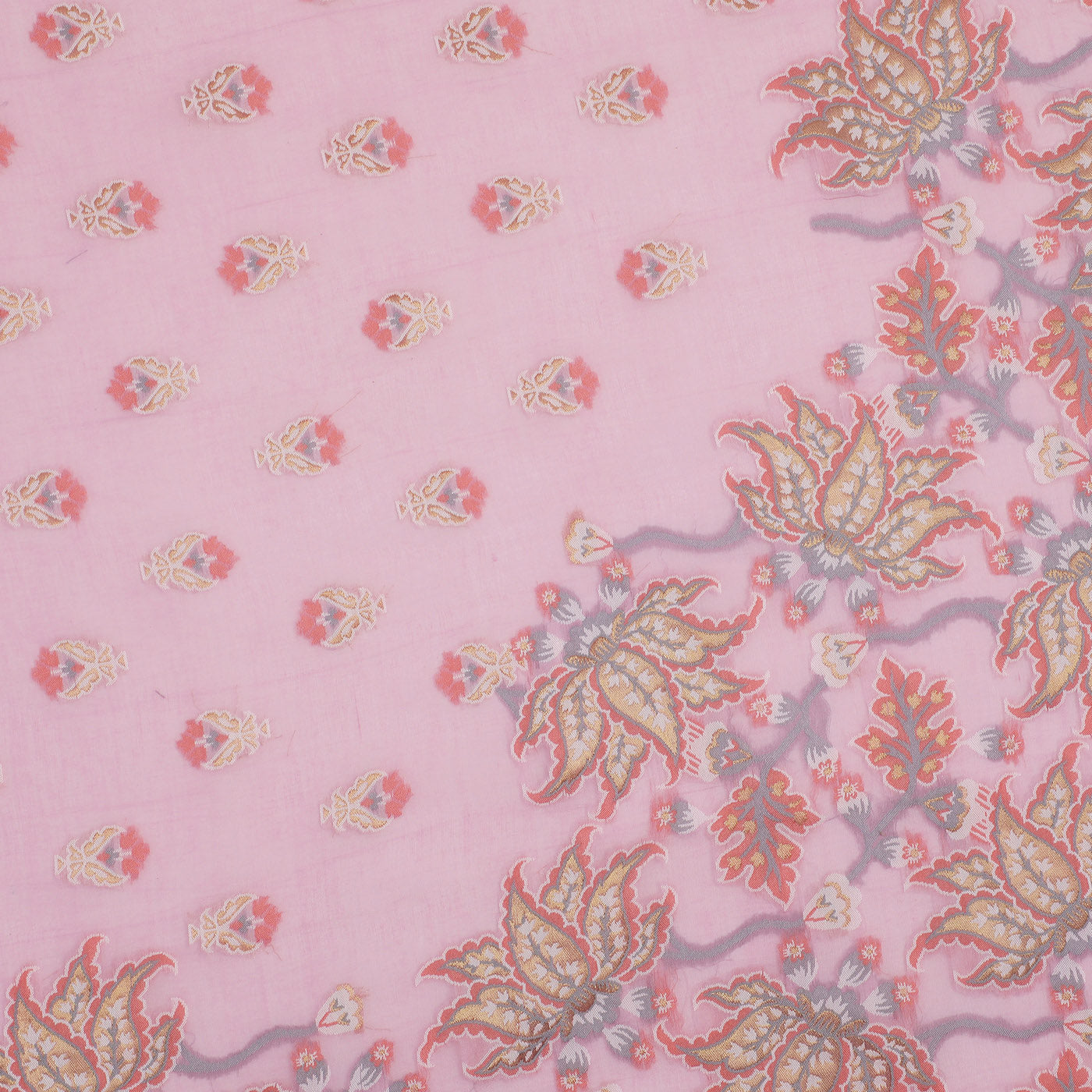 Mauve Jacquard Blend Dupatta