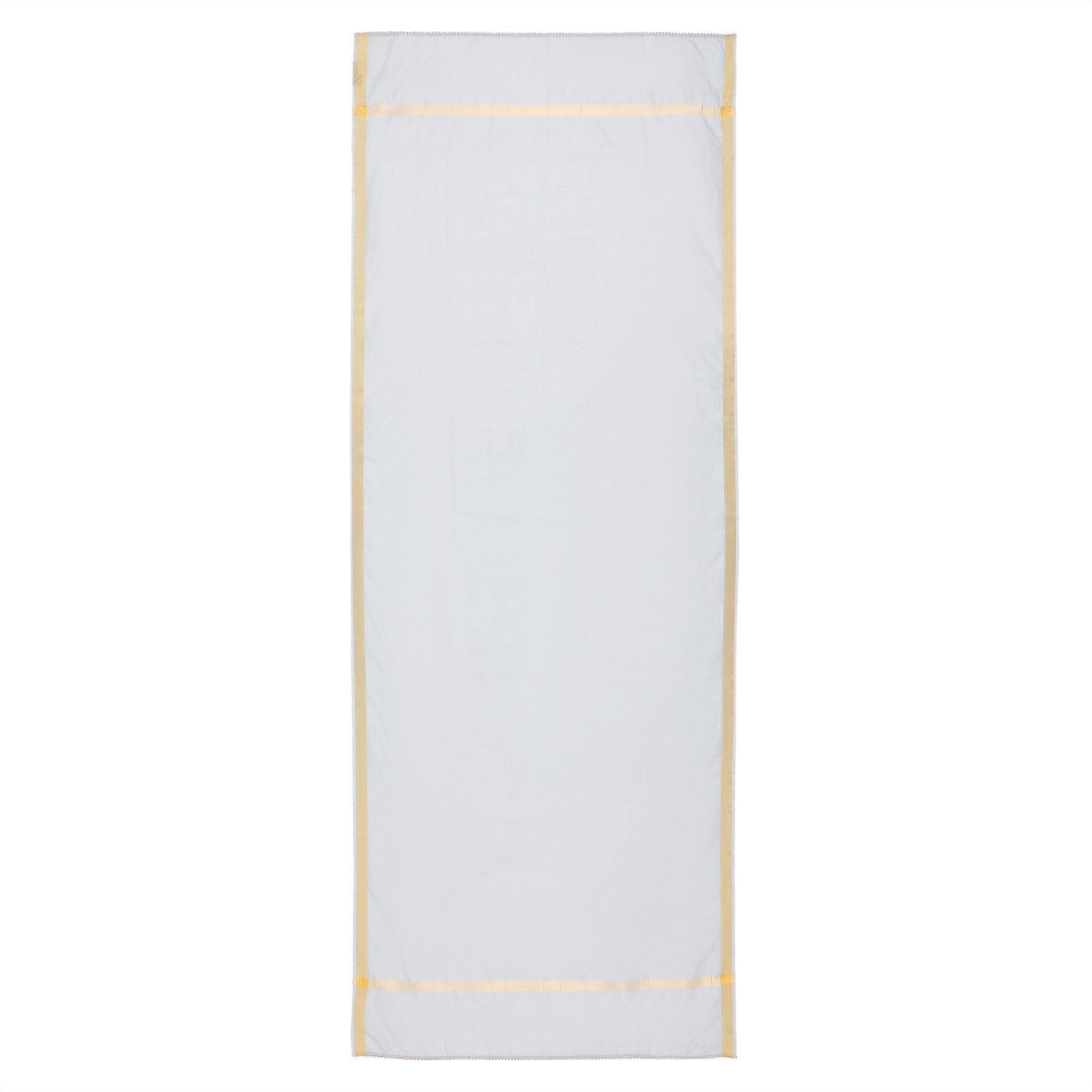 Grey Polyester Cotton Plain Dobby Dupatta