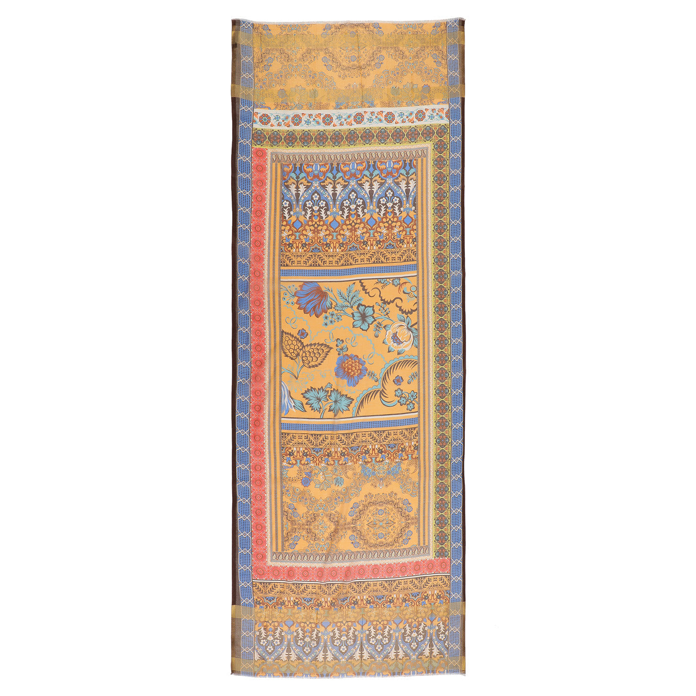 Luxurious Designed  Metallic Silk Tencel  Printed Dupatta