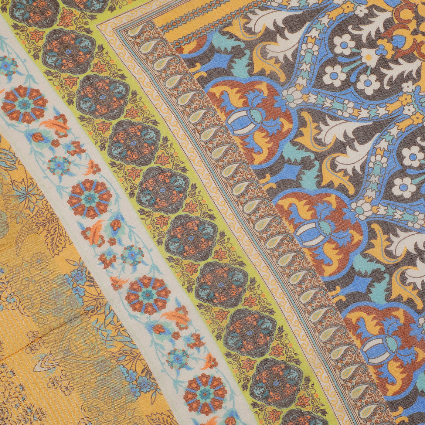 Luxurious Designed  Metallic Silk Tencel  Printed Dupatta