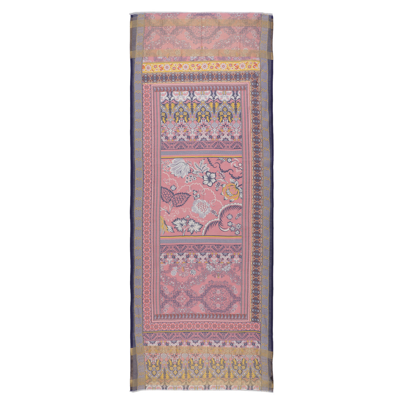 Stunning Abstract Print Metallic Silk Tencel Dupatta