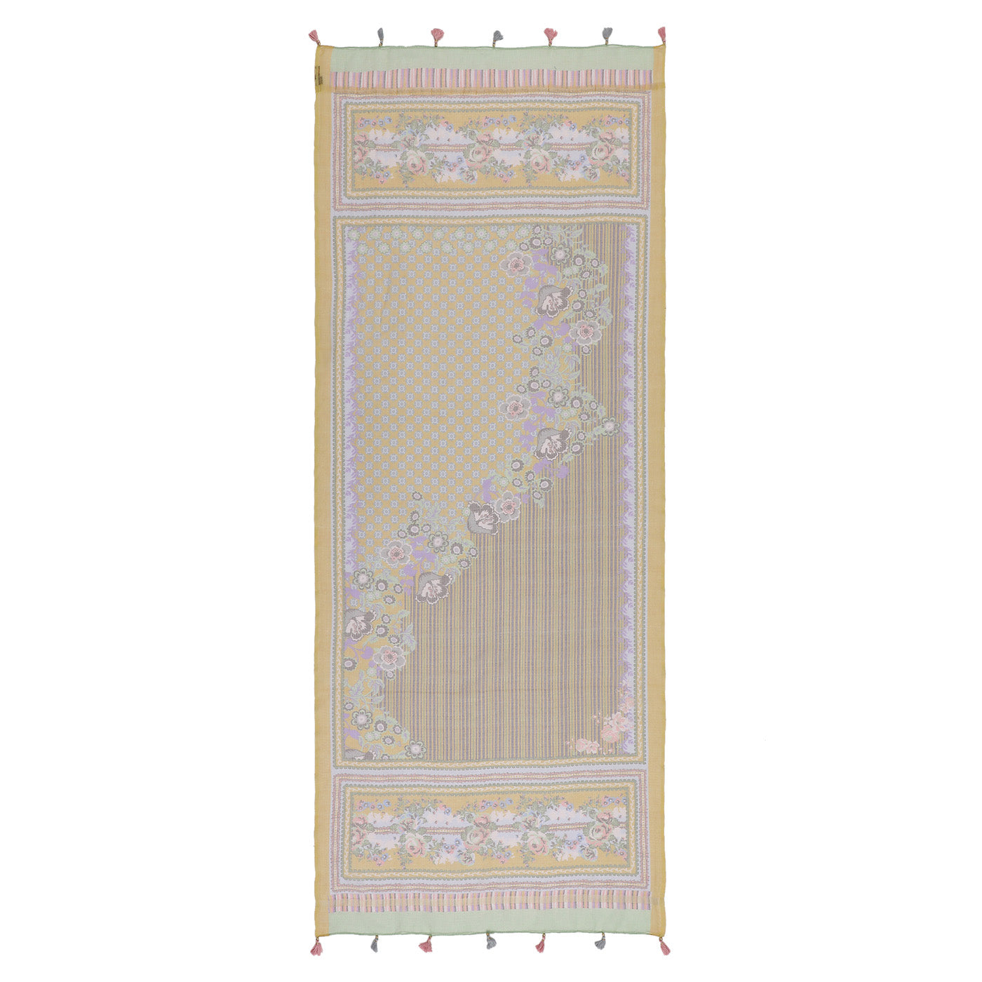 Metallic Shimmering Printed Cotton Dupatta