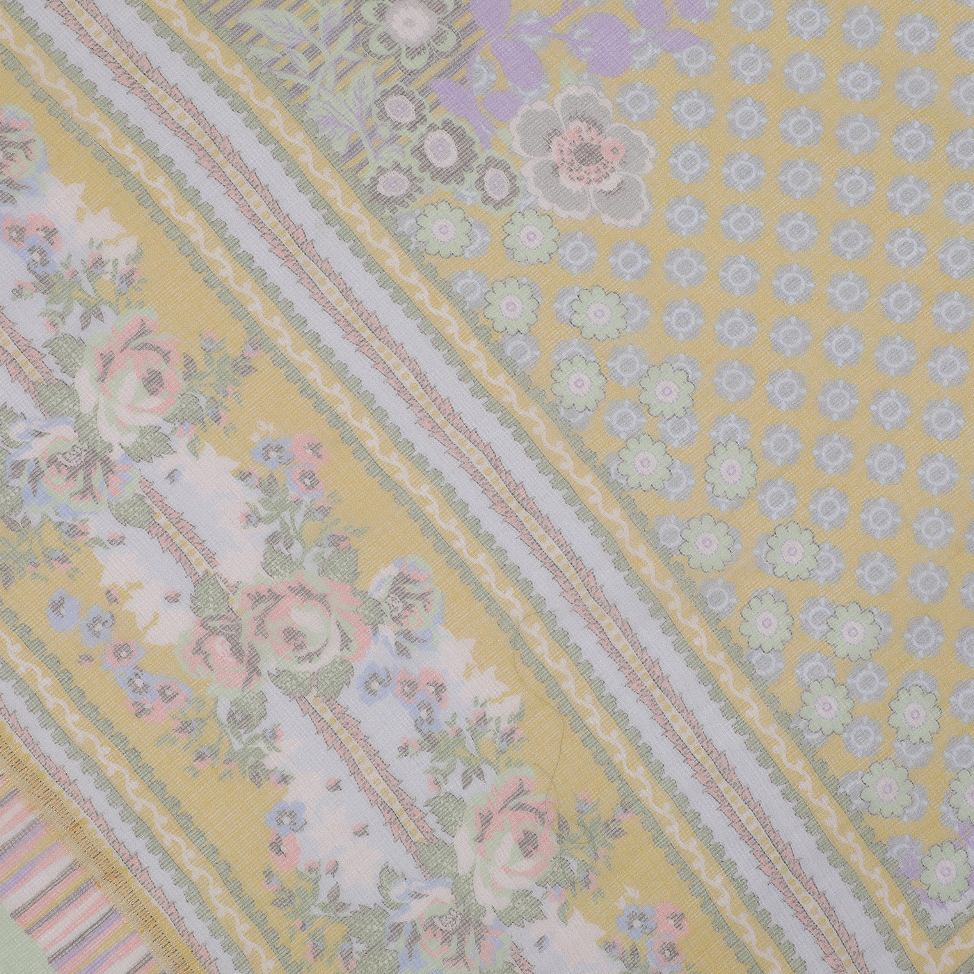 Metallic Shimmering Printed Cotton Dupatta