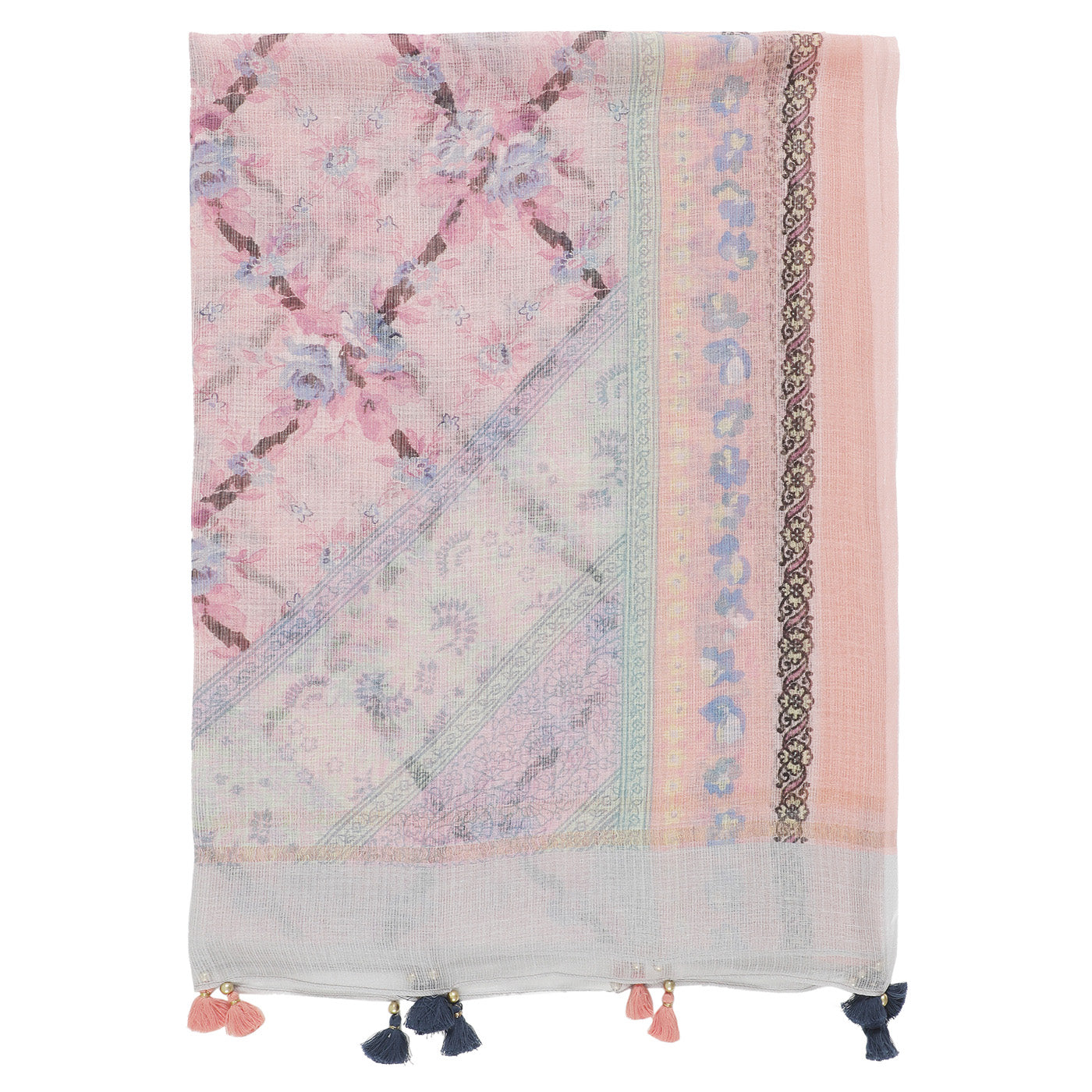 Silk Cotton Printed Dupatta