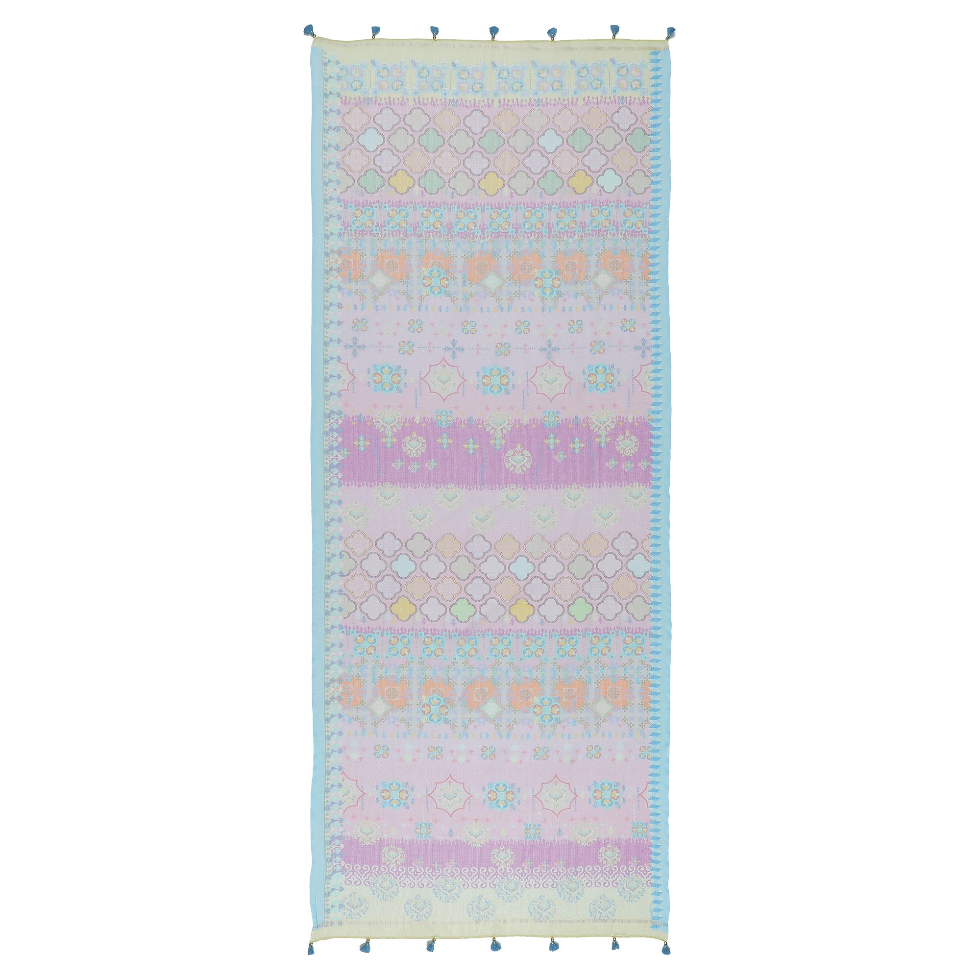 Navrang: Ink Cascade Mix Printed Cotton Silk Dupatta