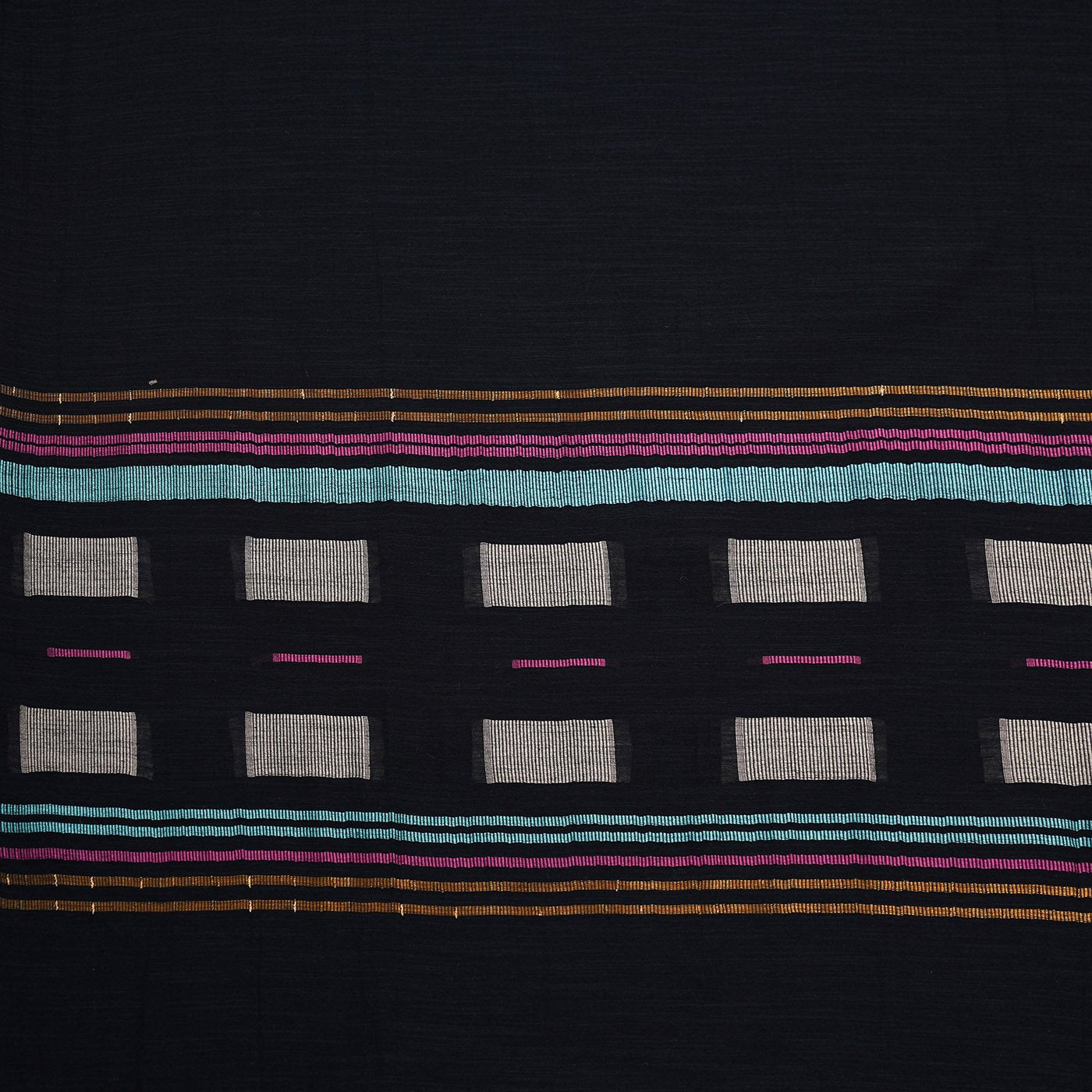Aaditri Striped Cotton Silk Dupatta