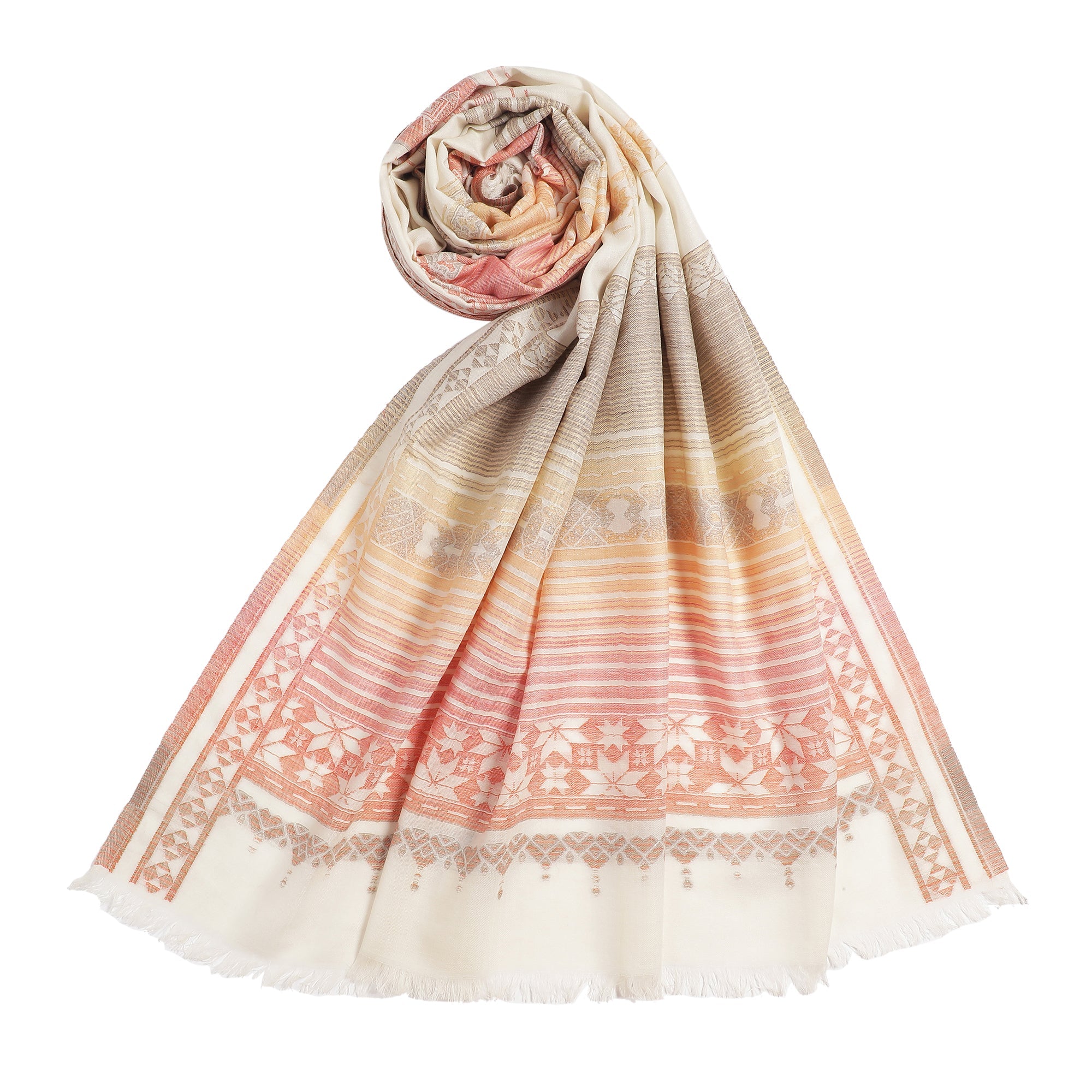 Wool Woven Design Zoya Ethnic Shawl