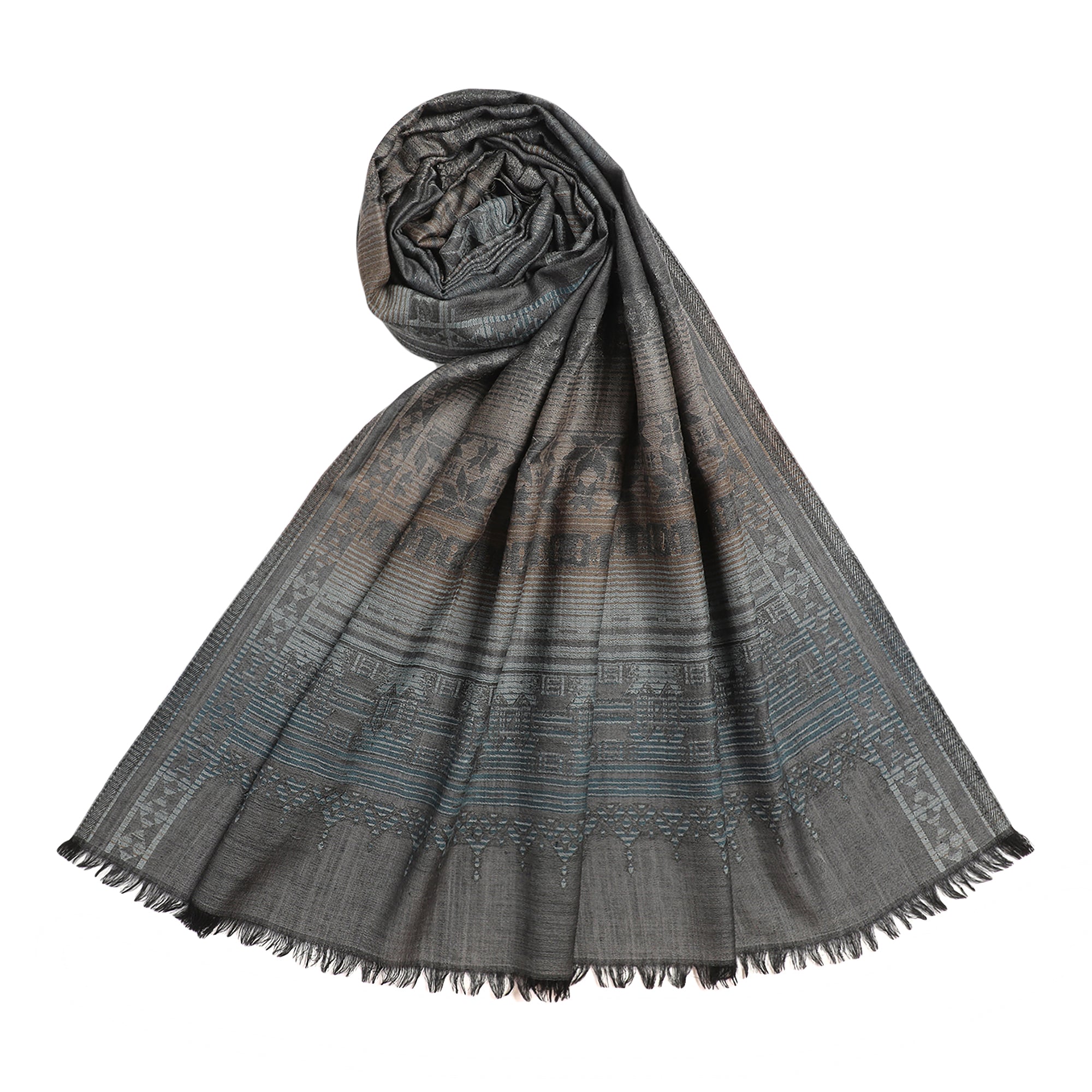 Wool Woven Design Zoya Ethnic Shawl