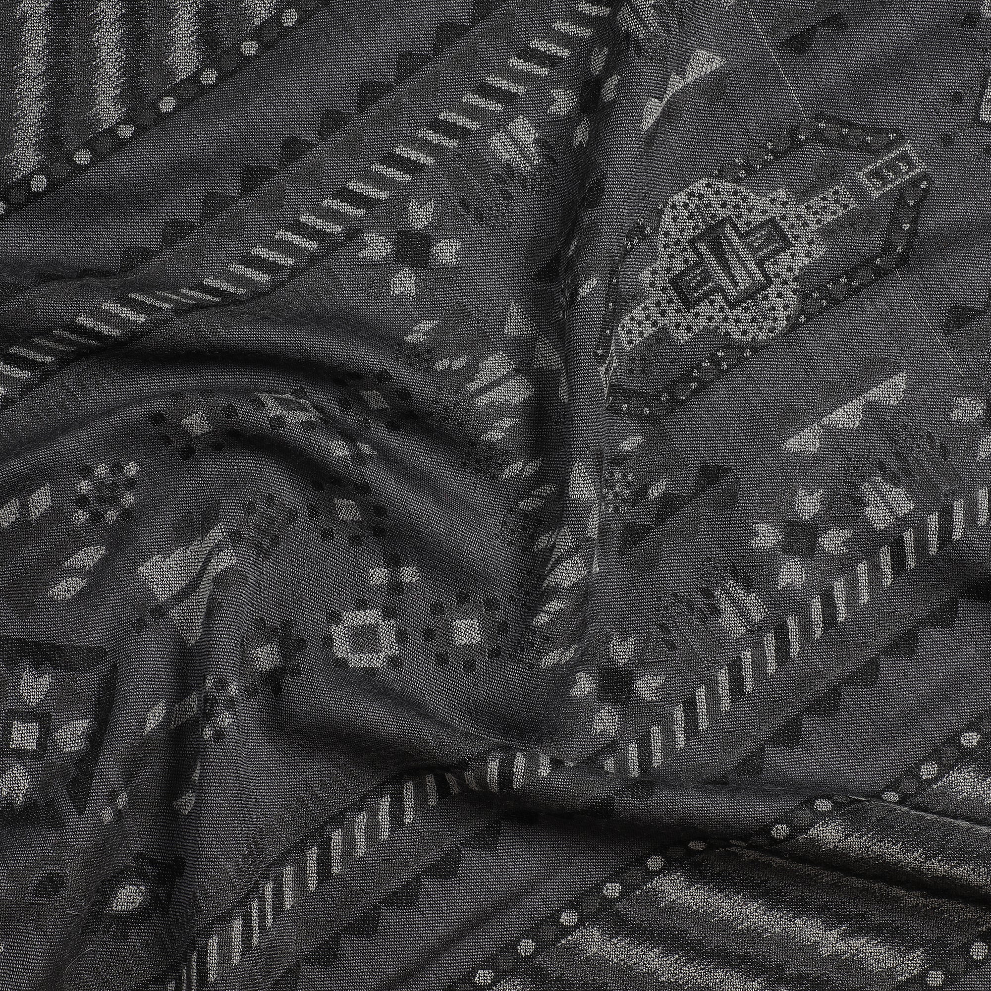 Stunning Mahi Design Woven Design Wool Shawl
