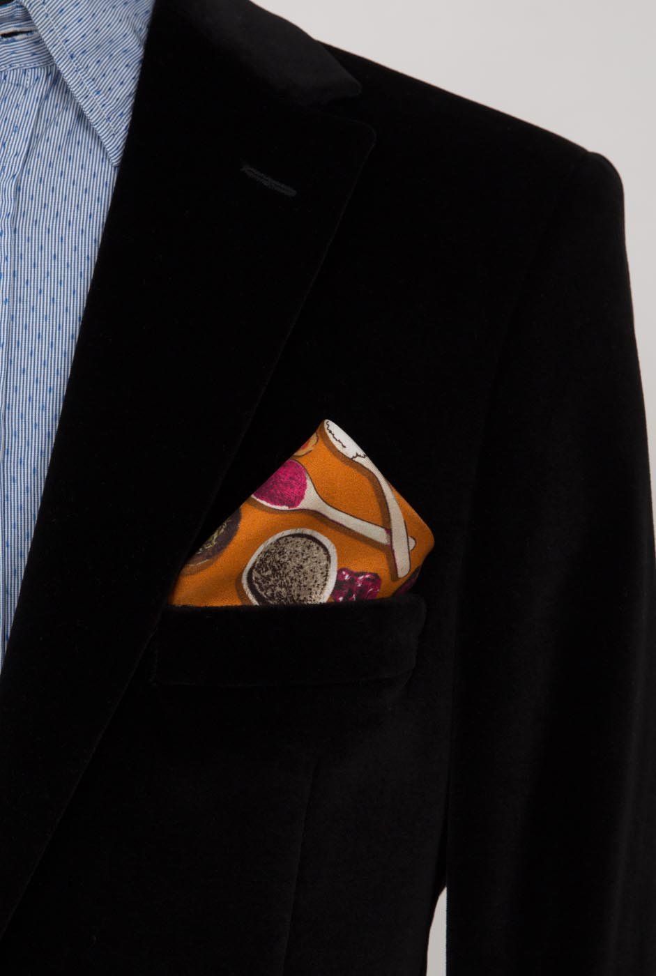 Spice Magic Silk Pocket Square
