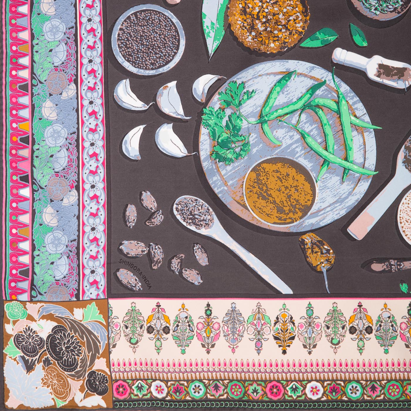 Spice Magic Silk Pocket Square