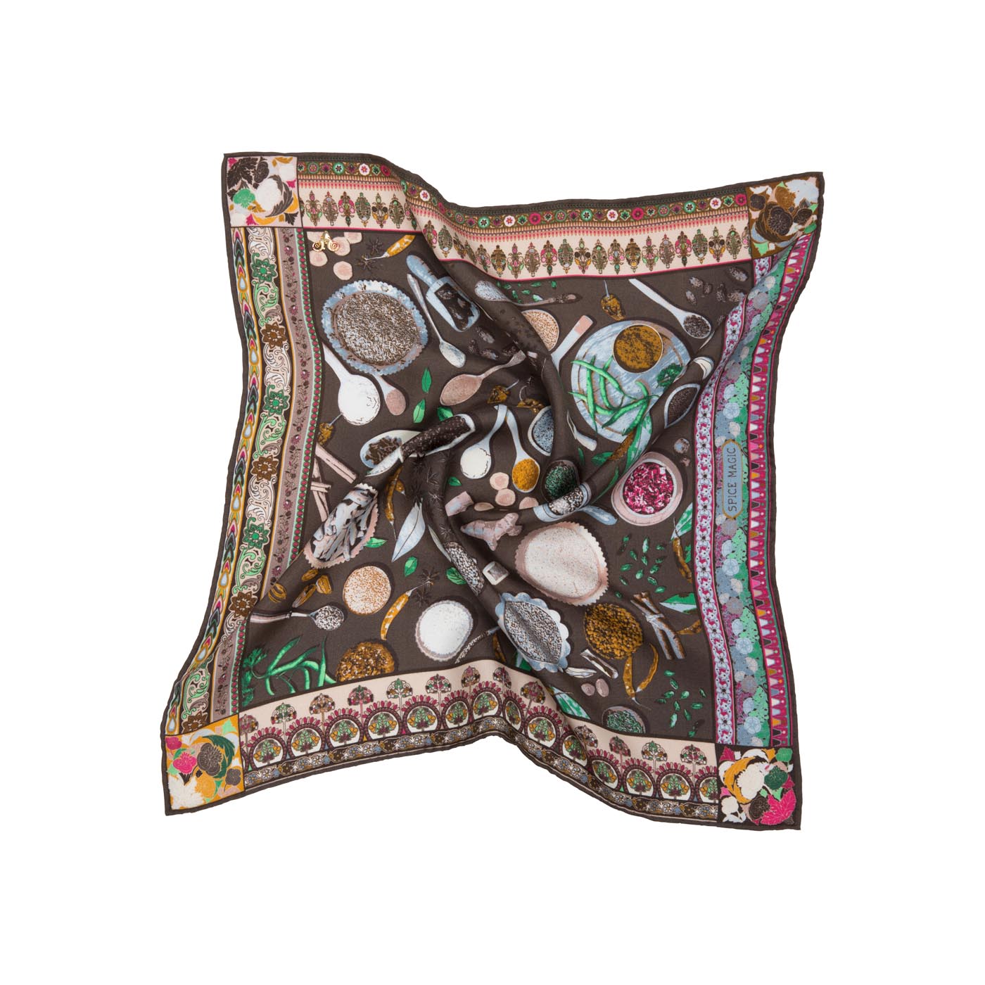 Spice Magic Silk Pocket Square