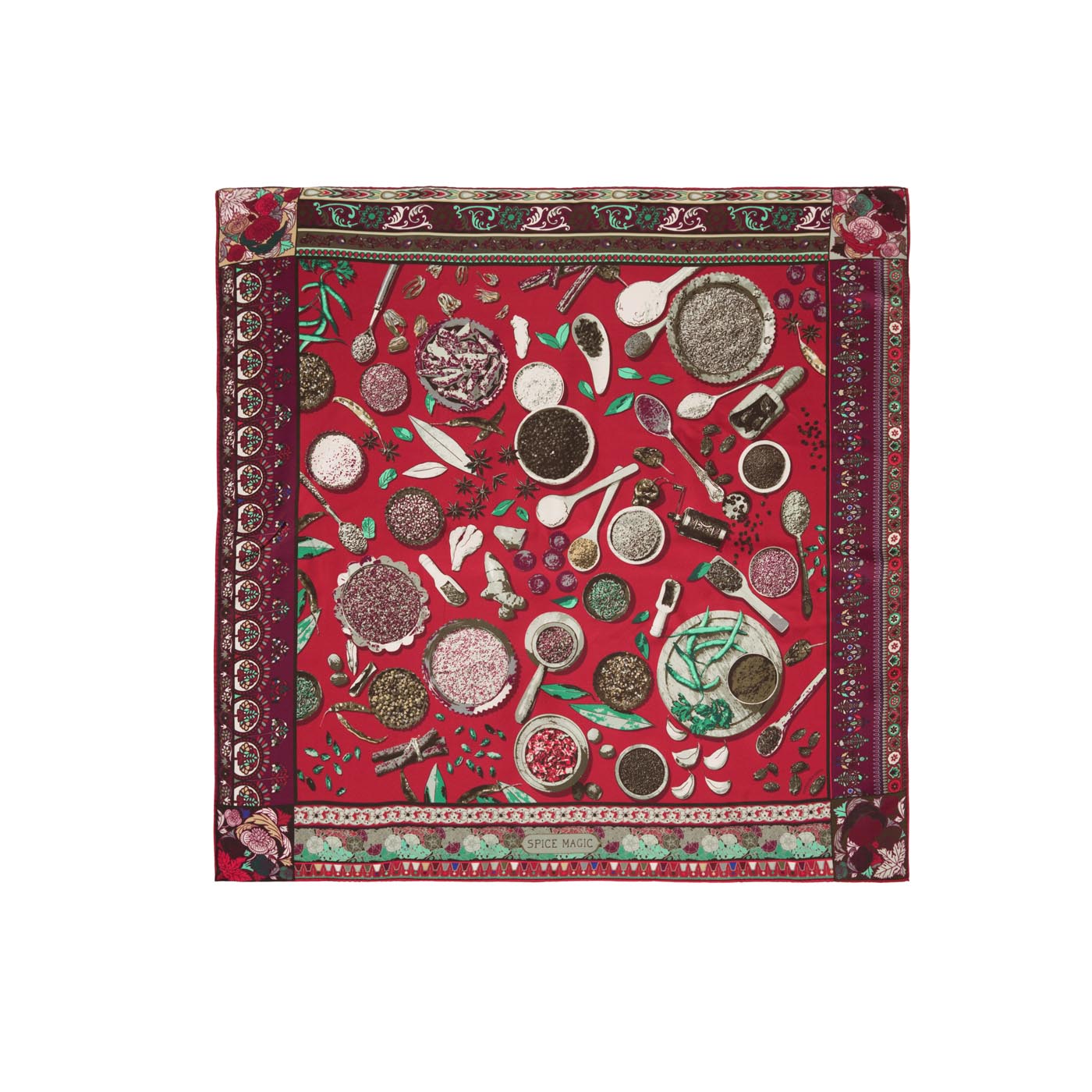 Spice Magic Silk Pocket Square