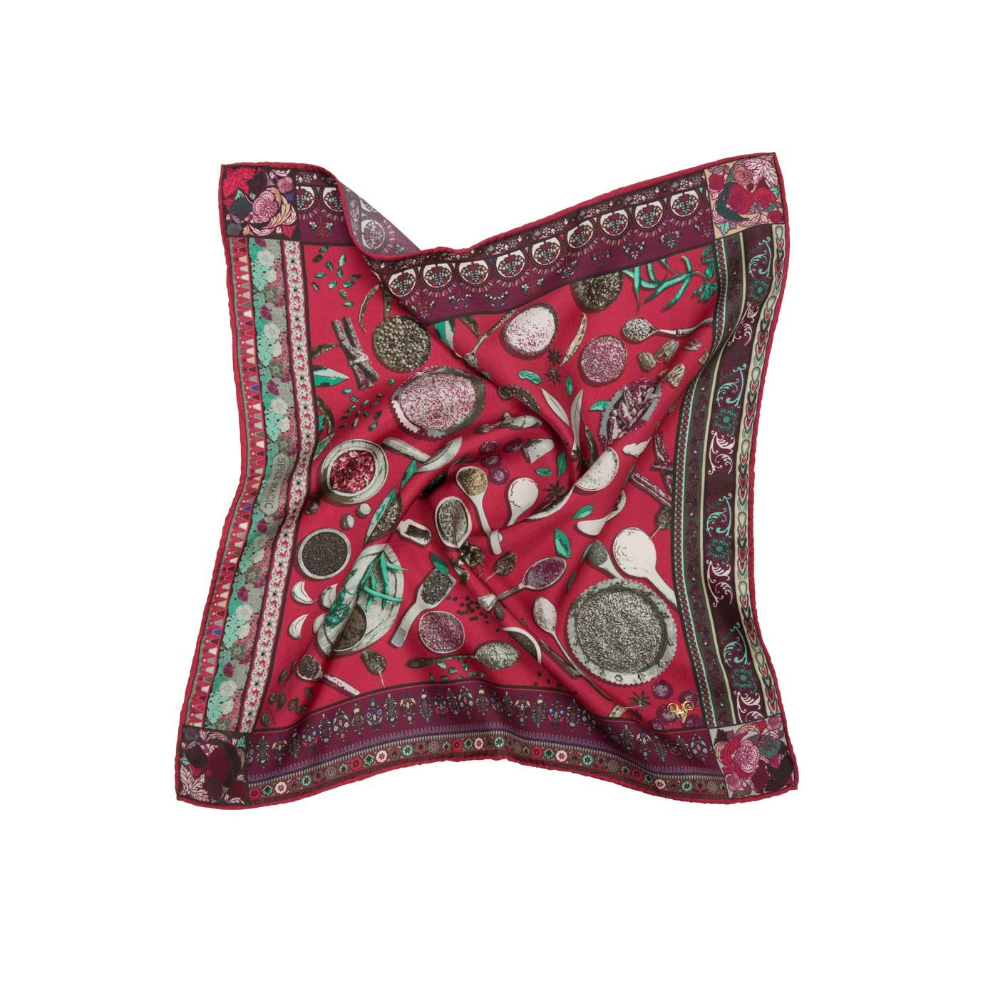 Spice Magic Silk Pocket Square