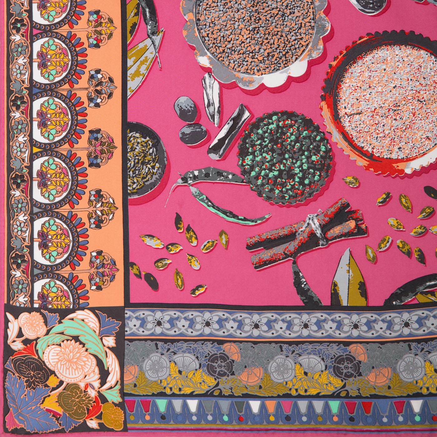 Spice Magic Silk Pocket Square