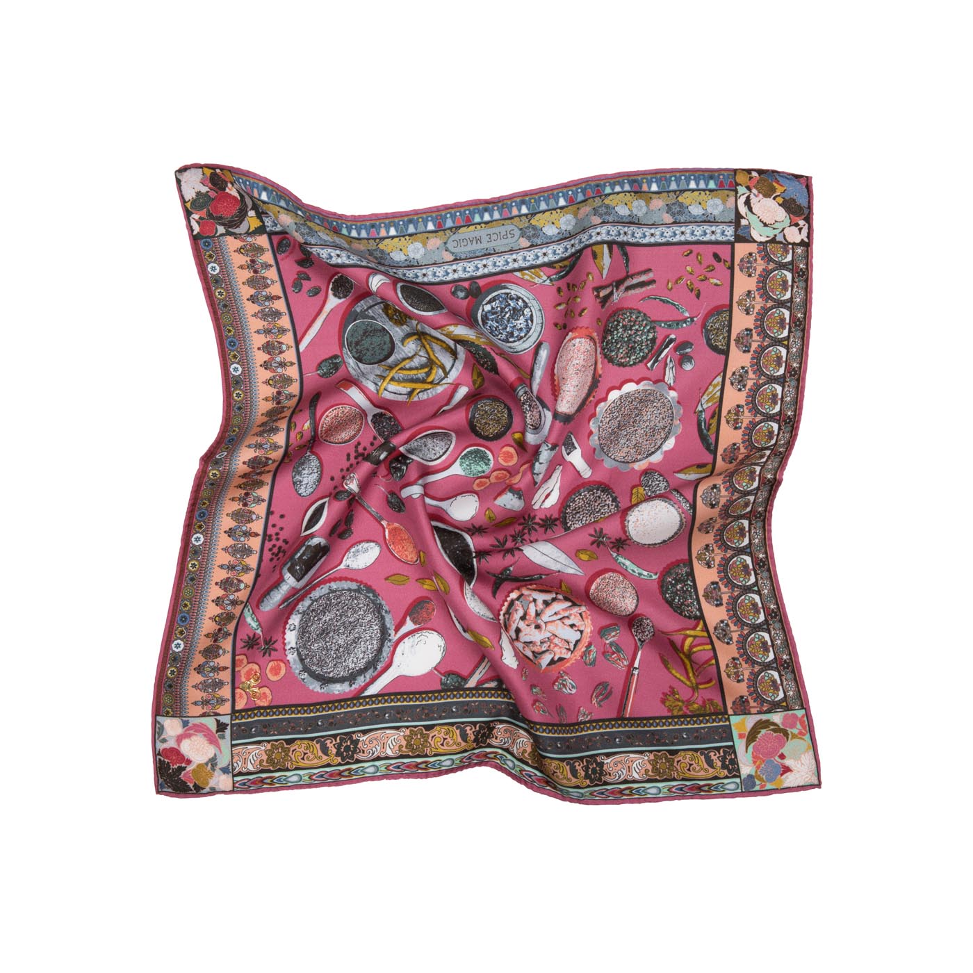 Spice Magic Silk Pocket Square