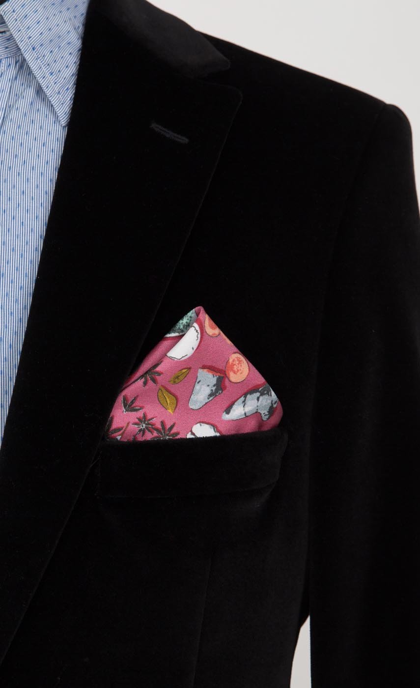 Spice Magic Silk Pocket Square