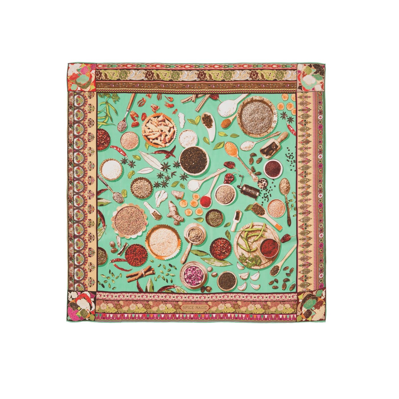 Spice Magic Silk Pocket Square