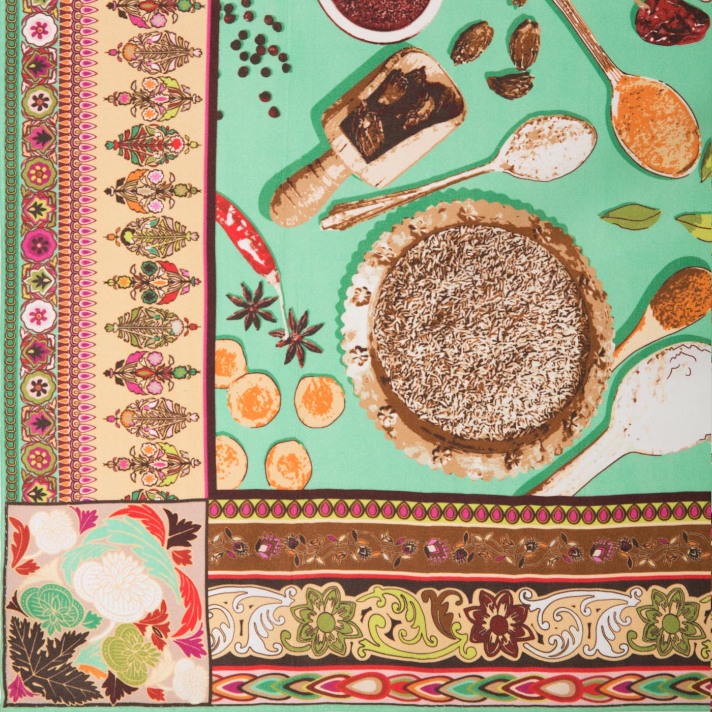 Spice Magic Silk Pocket Square