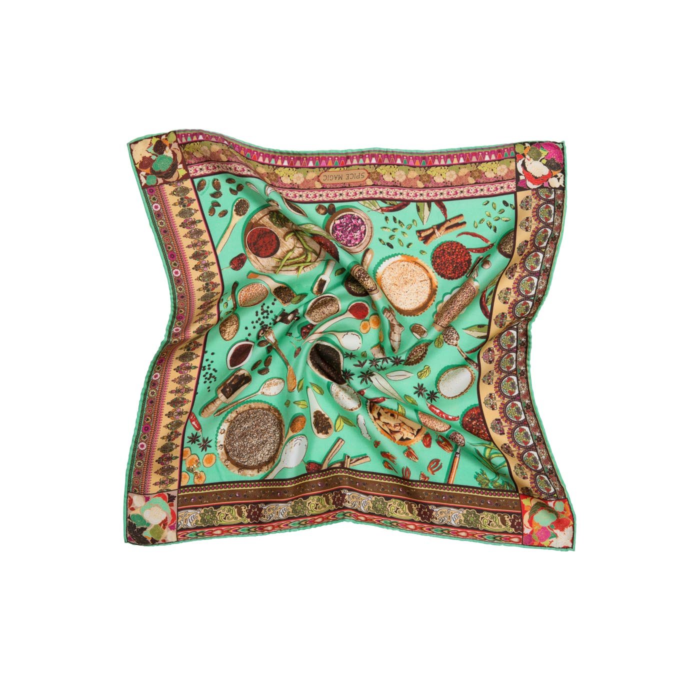 Spice Magic Silk Pocket Square