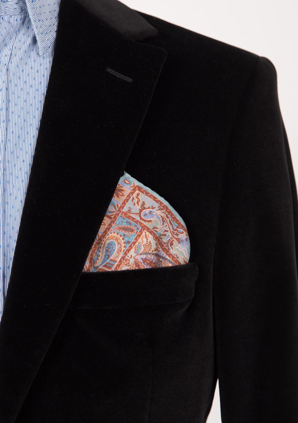 Paisley Tale Silk Pocket Square